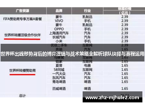 世界杯出线形势背后的博弈逻辑与战术策略全解析球队抉择与赛程运用